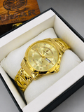 Luxury Watch full Golden with Day date function