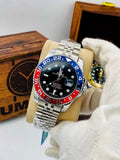 GMT Premium Quartz Dive Style Watch with Rotating Bezel