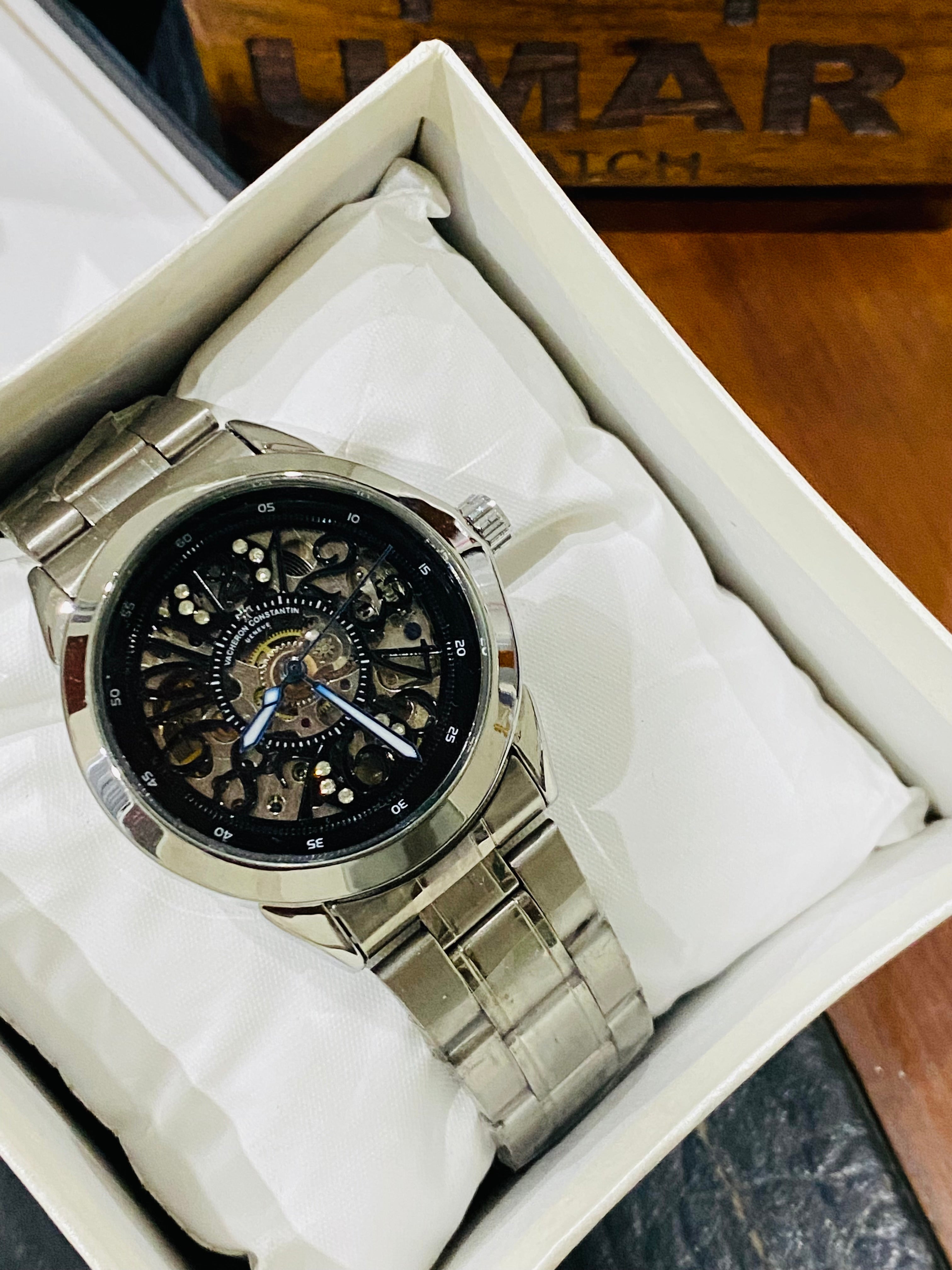 Automatic Silver Black Lot Artical Premium Quality