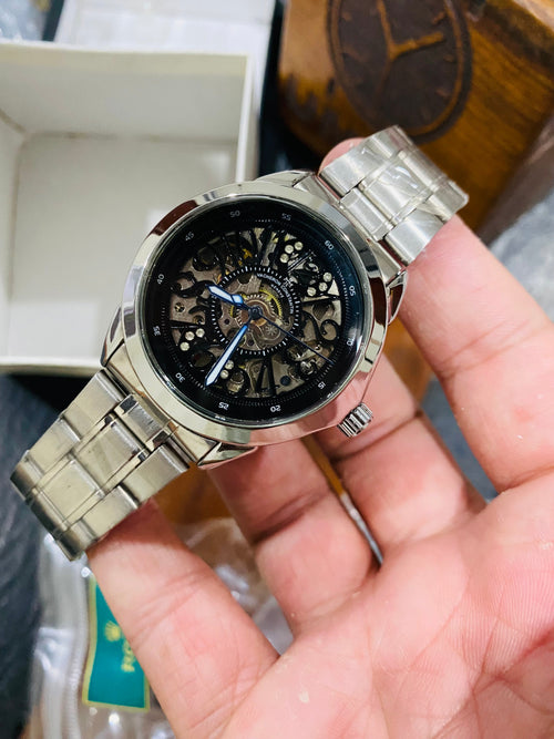 Automatic Silver Black Lot Artical Premium Quality