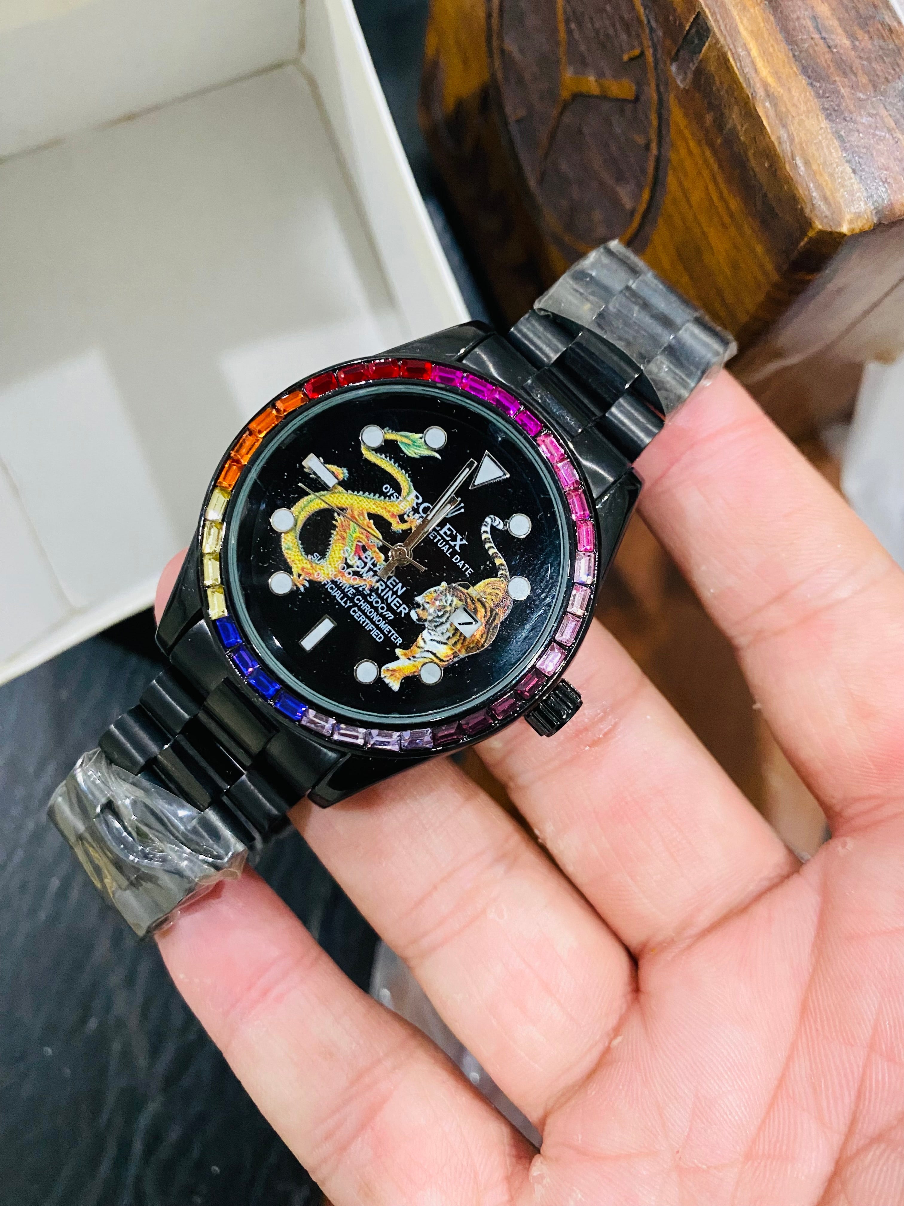 Full Black Stone Model With Date Function