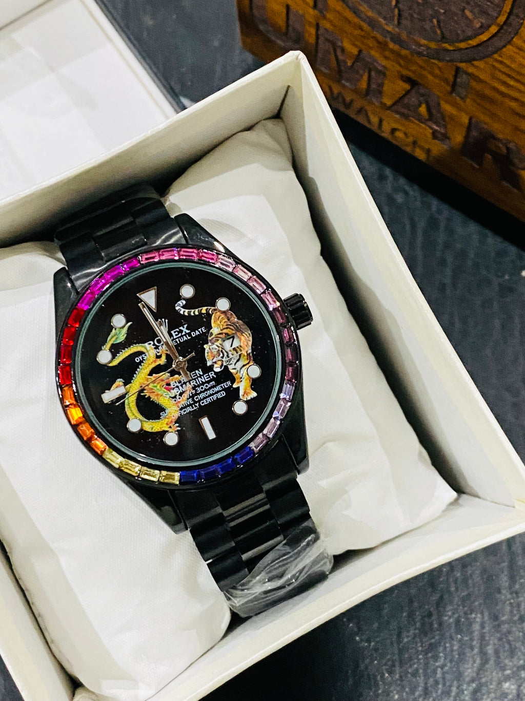 Full Black Stone Model With Date Function
